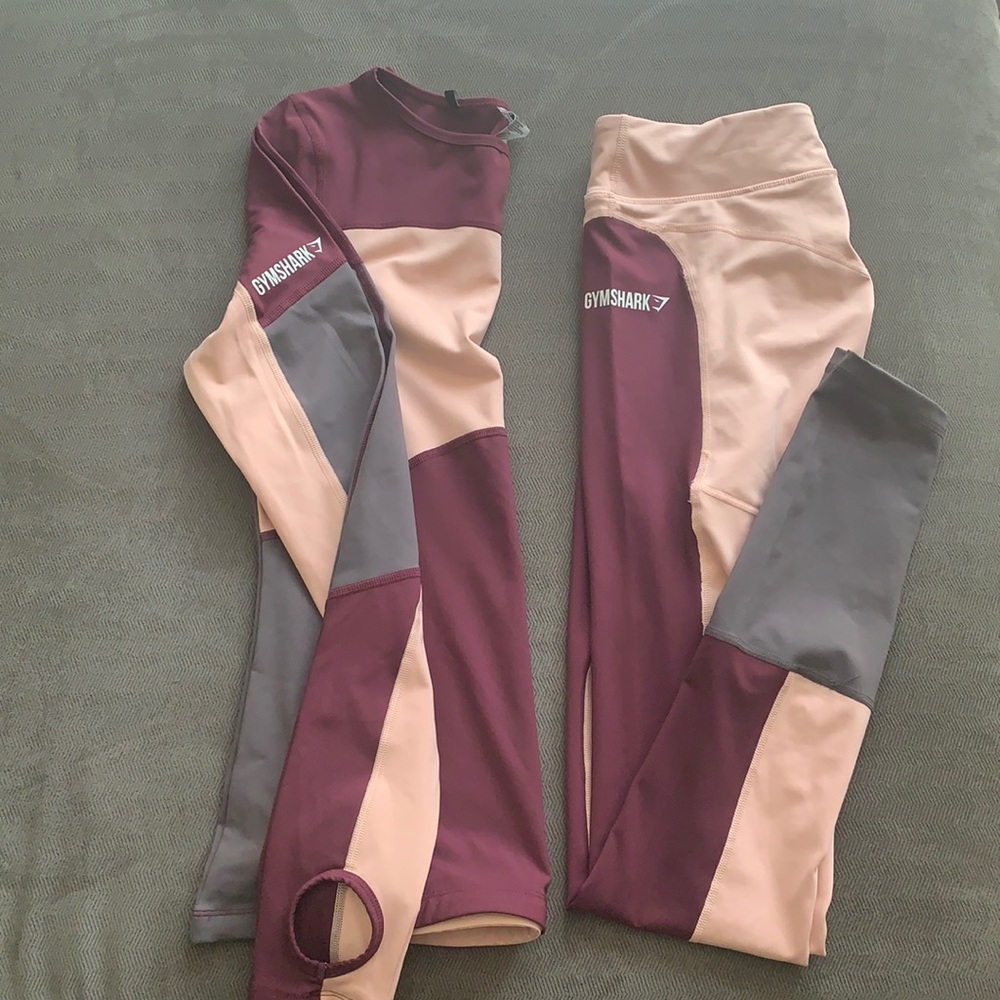 Women’s Gymshark color block set. Size medium.